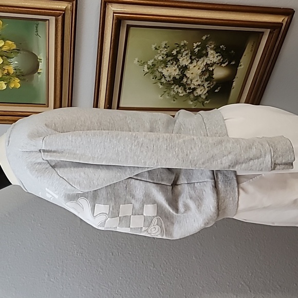 SEGA Sonic the Hedgehog kids large sweatshirt grey white blue - Picture 5 of 11